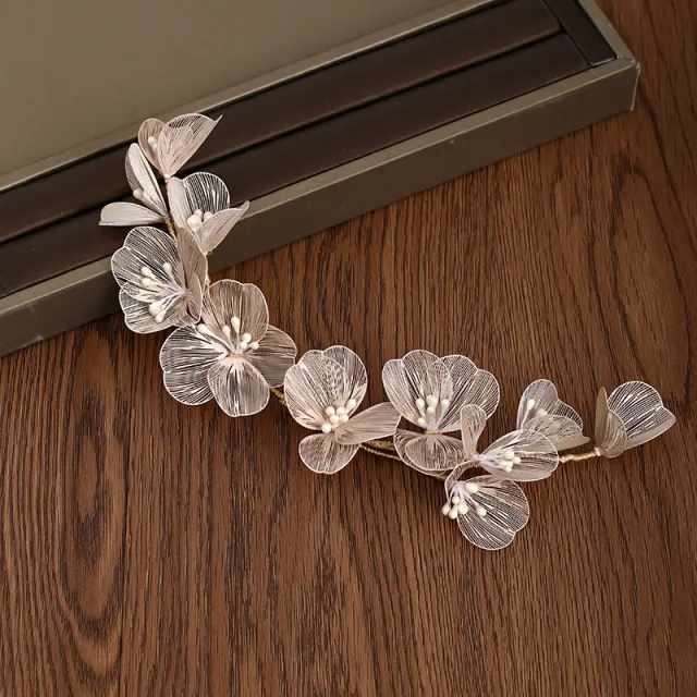 Korean Sweet Forest Retro Handmade Headdress Lace Flowers - Shop at LoveMi