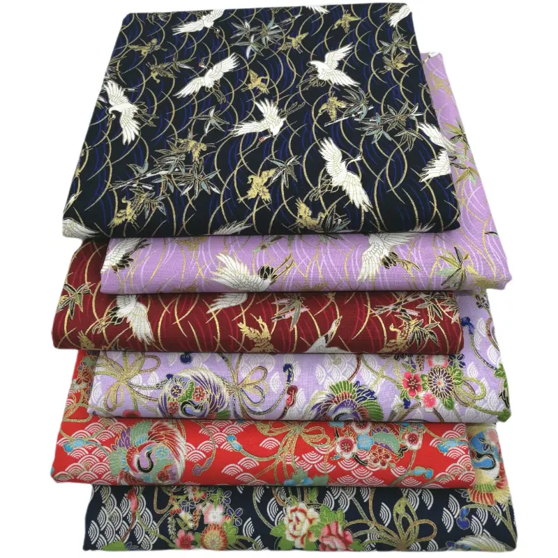 Japanese Style Hot Gold Printing Cloth Fairy