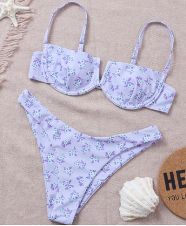 Fragmented Split Swimwear Beach Bikini - Image 4