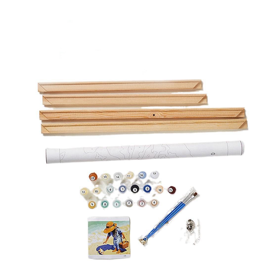 Digital Oil Painting Decoration Diy Custom Animal Wolf