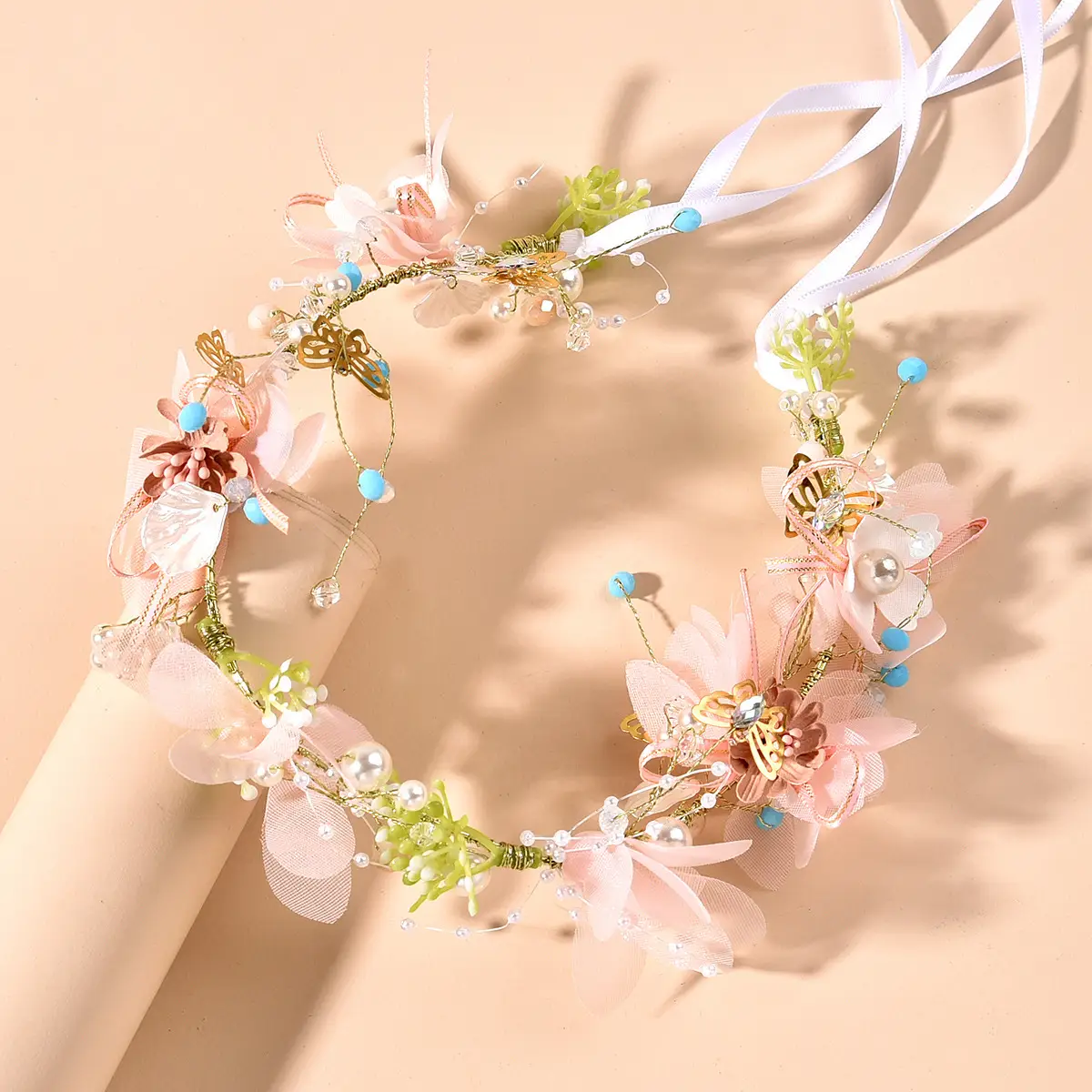 Smart Flower Hair Hoop Wreath