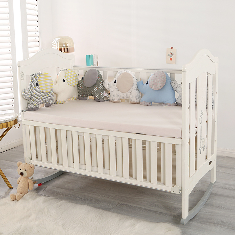 Title 4, Cartoon Cotton Elephant Bed Fence