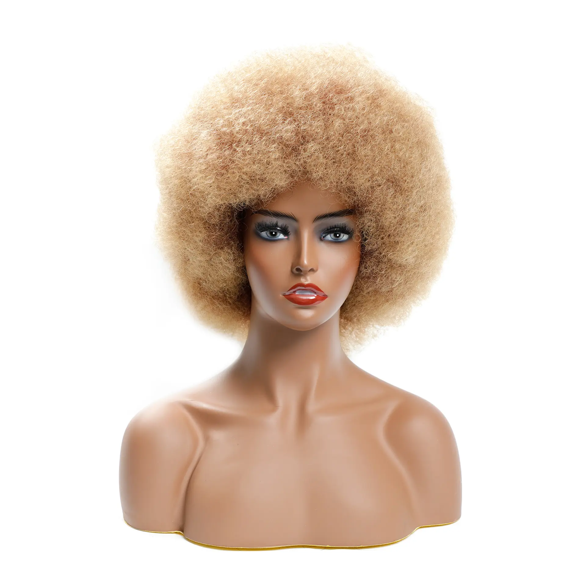 Microwave Short Curly Hair Fluffy Explode Wig