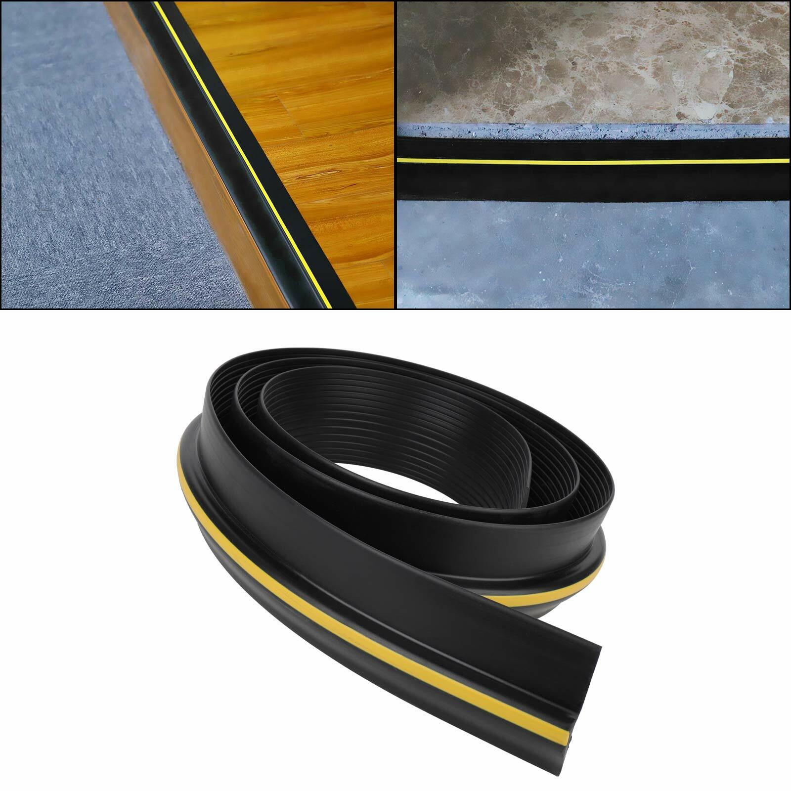 8ft Universal Seal Garage Door Floor Threshold Black Rubber