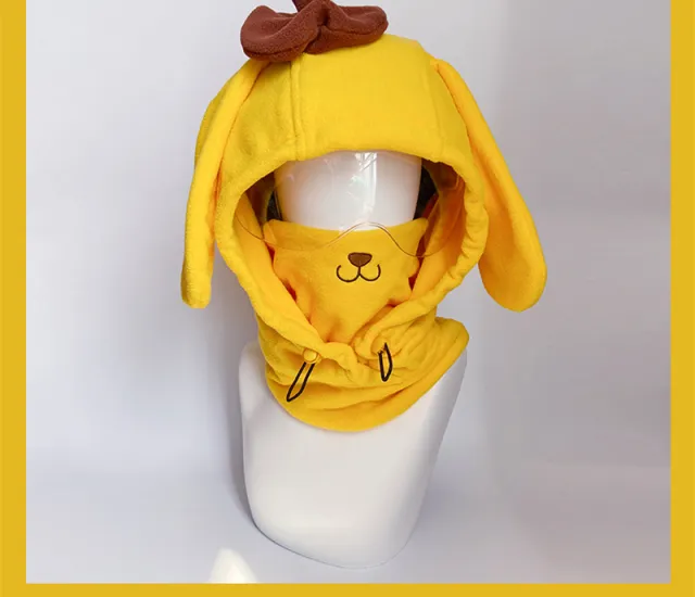Cartoon Cute Ski Helmet Hat Windproof And Warm Pudding Dog - Shop at LoveMi