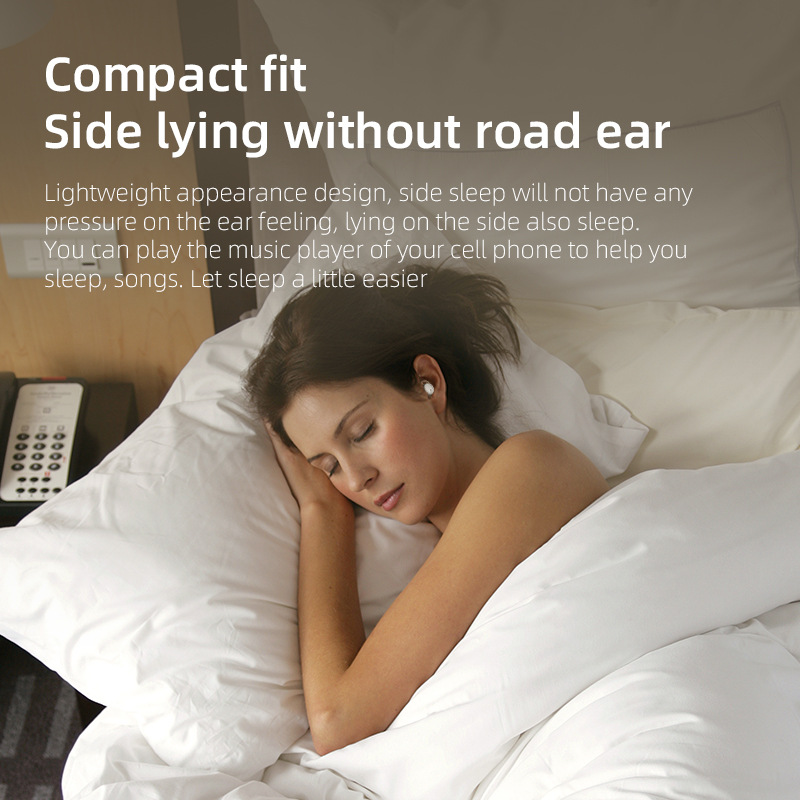 Title 4, Side Sleep Earphones No Pressure Ultra-small Wi...