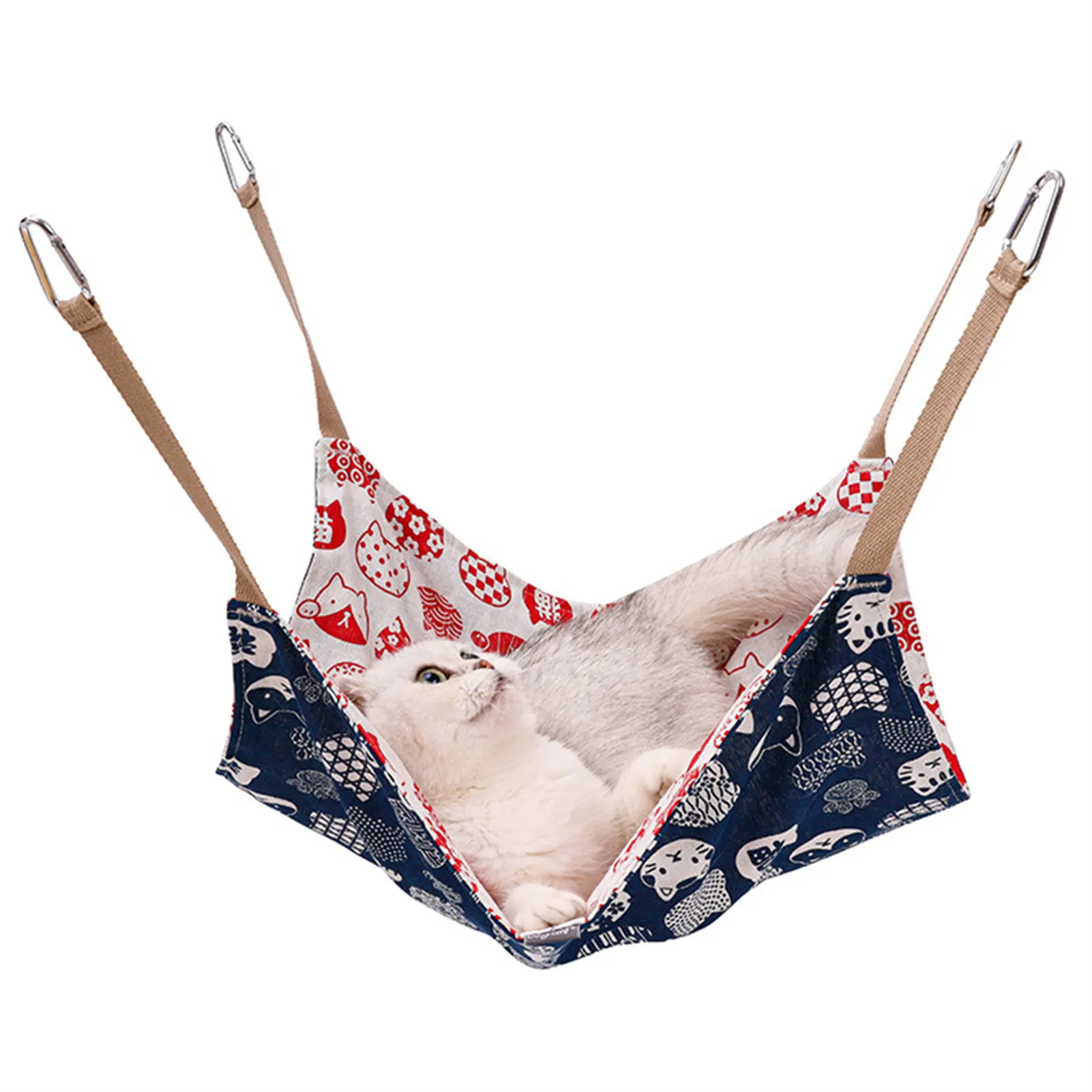 Breathable Cat Cotton Linen Hammock Wear Resistant