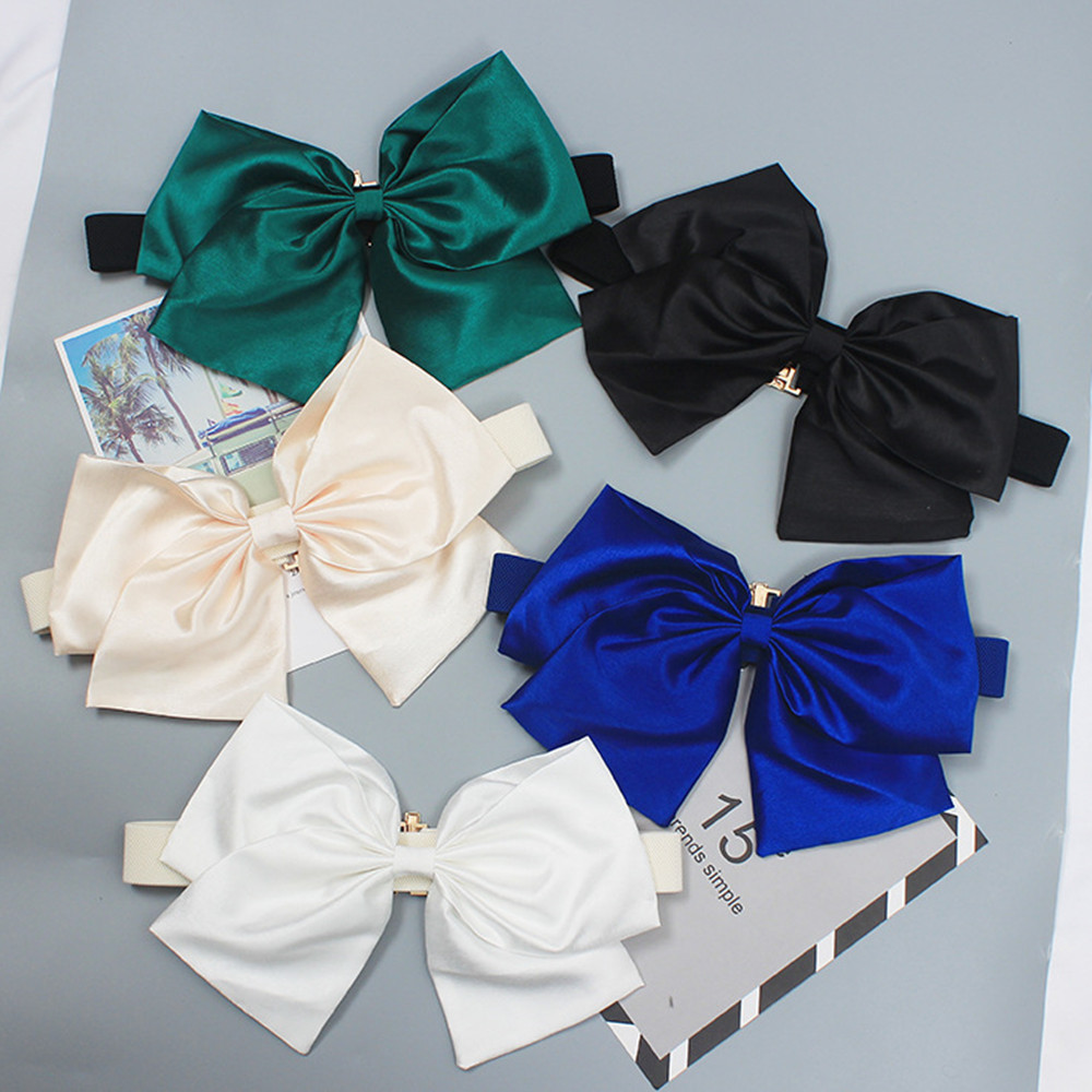 Fashionable Large Cotton Bow Belt