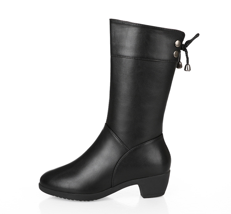 Women's Thick Heel Casual Martin Boots