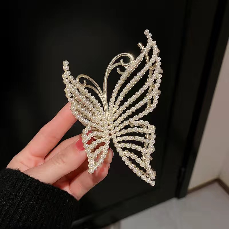 Ladies Pearl Butterfly Alloy Grip — foto 8