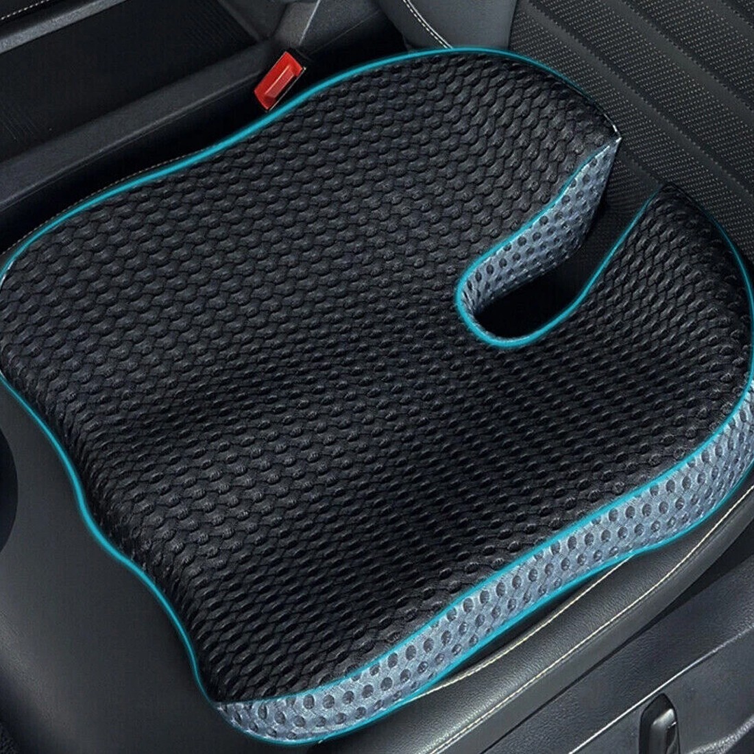 Universal Memory Foam Car Seat Cushion Driving Wedge Pad Booster Driver Pillow — image 6