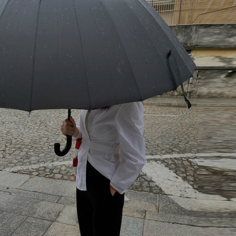 Four Seasons Waist Tie Shirt Fake Cloak Cardigan Slim Thin Top Korean Version