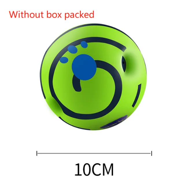 Pet ToysDog Sound Ball Rubber Ball Green 10Cm - Shop at LoveMi