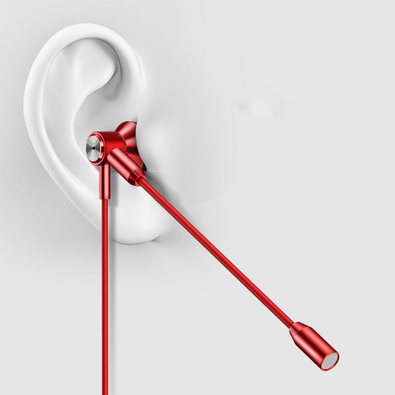 Double Wheat Metal In-Ear Wire Headset - Image 2