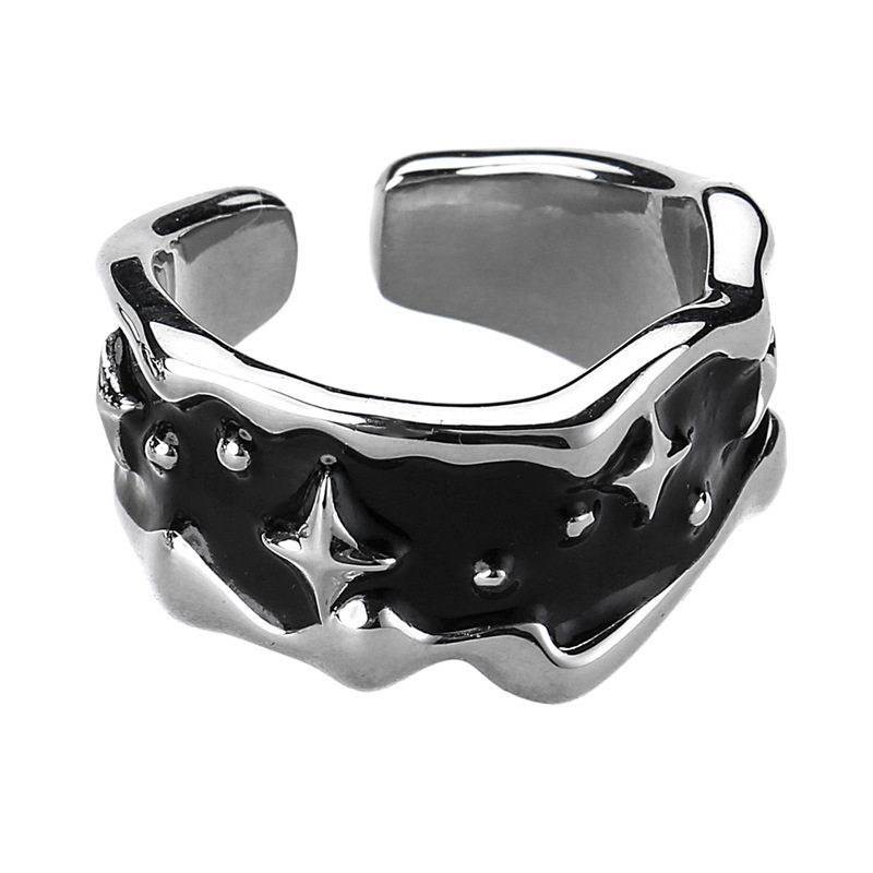 Title 4, Fashion Cosmic Star Awn Ring, an elegant women...