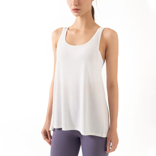The New Sleeveless Yoga Vest Makes Running Sports Look Thin White - Shop at LoveMi