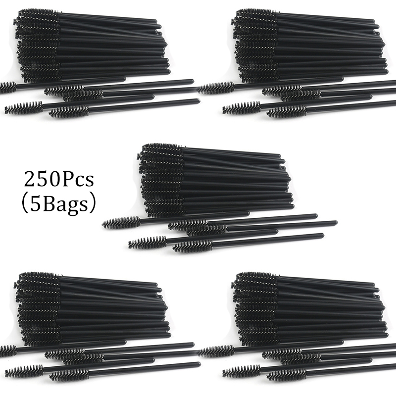Disposable Eyelash Brush With Crystal Rod