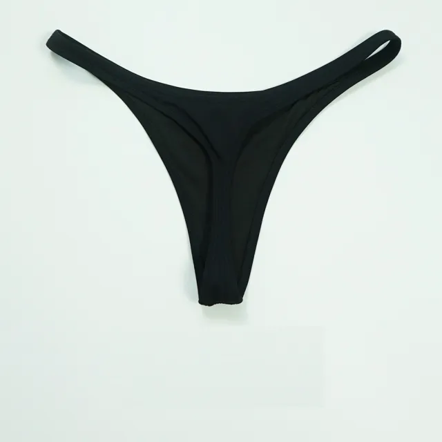 Women's Bikini Bottoms Thong With Lining Black - Shop at LoveMi