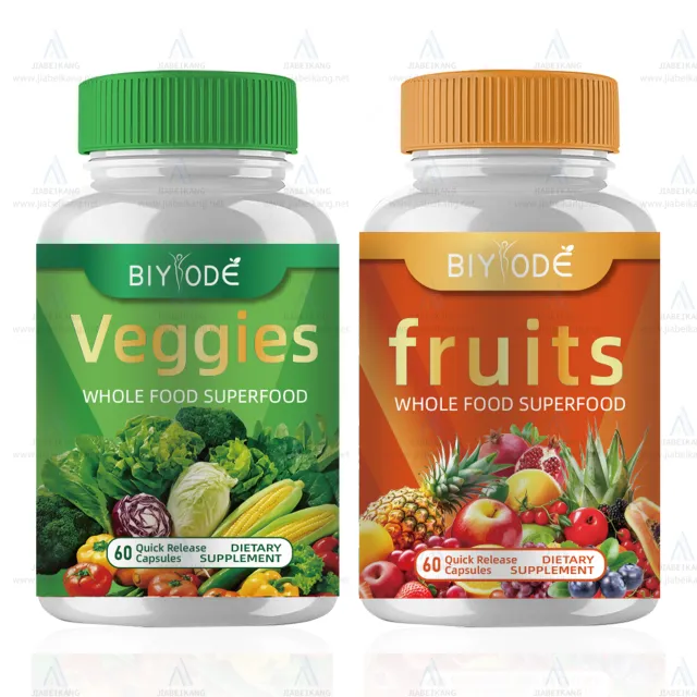 Superfood Multivitamin Fruit And Vegetable Supplement Veggie Dietary Capsules For Immune System Support Customized - Shop at LoveMi