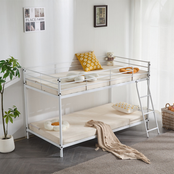 Twin Size Metal Bunk Bed for Kids Teens Adults β photo 2