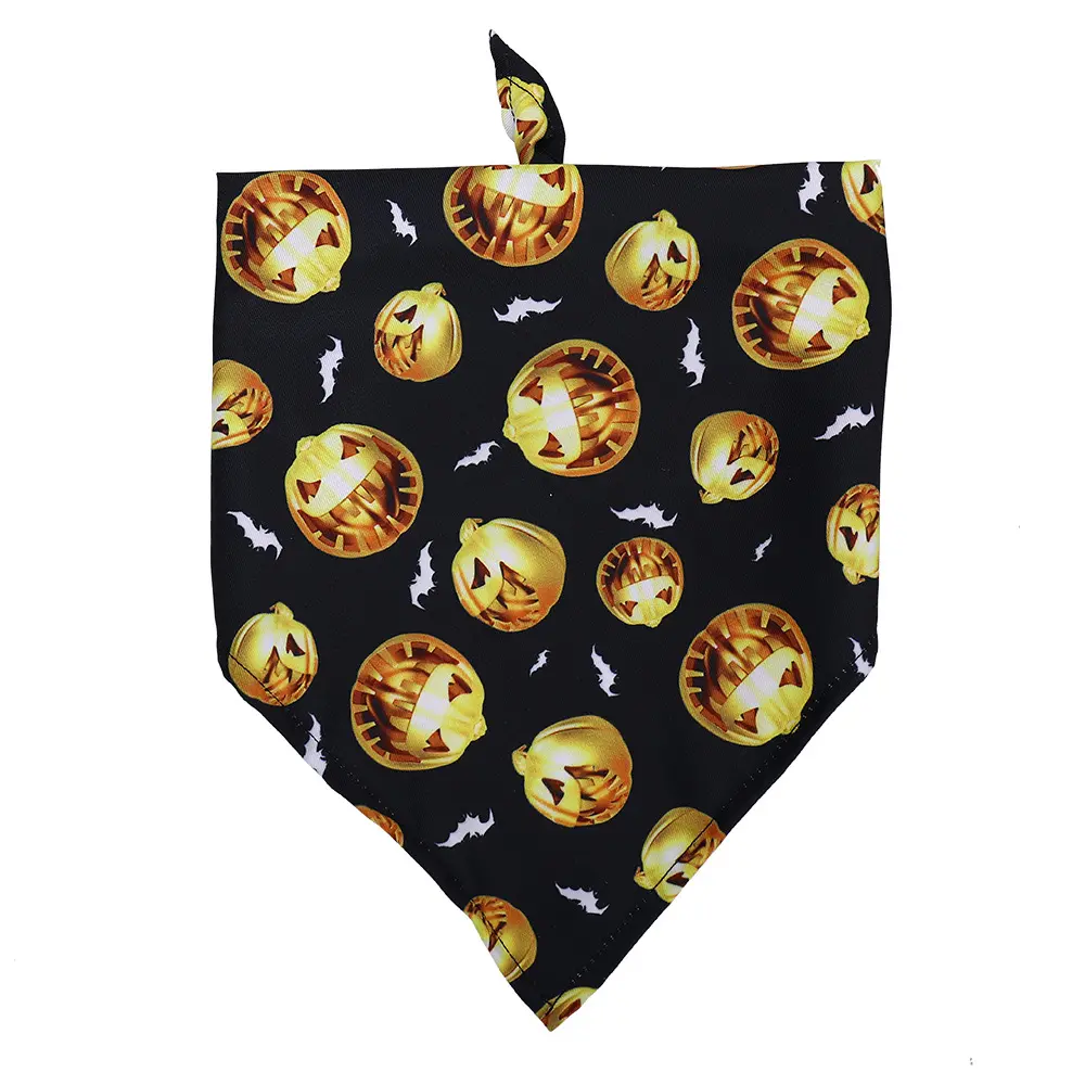 Halloween Dog Slobber Pet Scarf