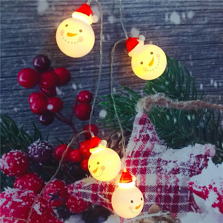 Navidad String Lights Christmas Decorations For Home Outdoor New Year Party Garland Halloween Pumpkin String Lights – image 3