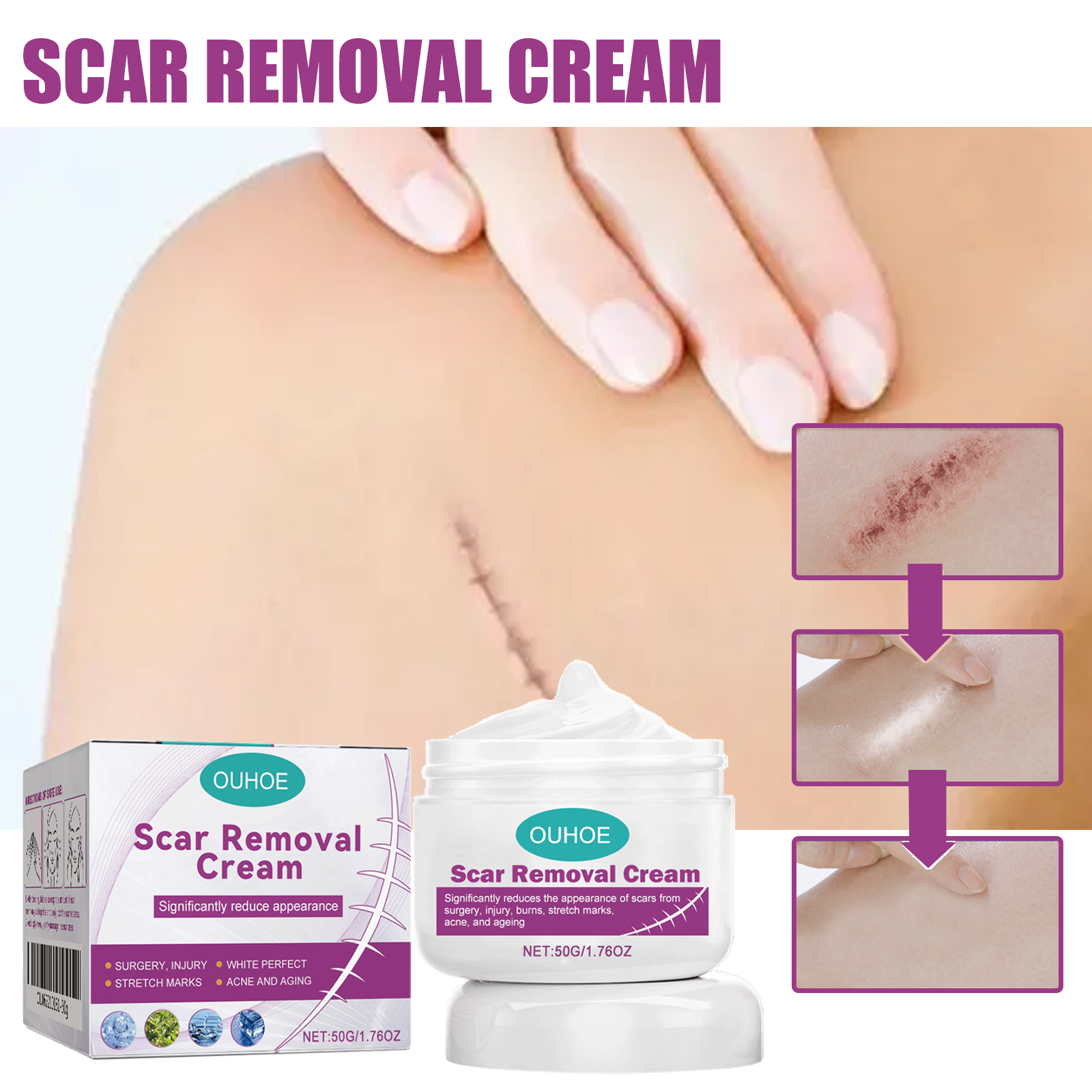 Crème nourrissante soin imprimé léger 50g 1boîte – Image 6