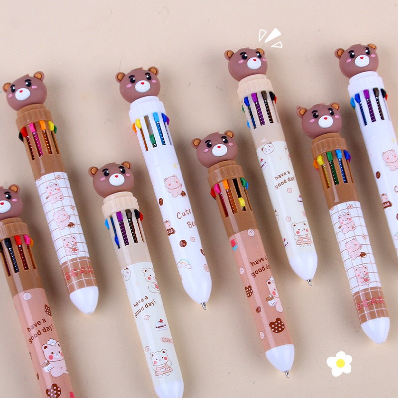 Cute Bear Multi Color Ballpoint Pen