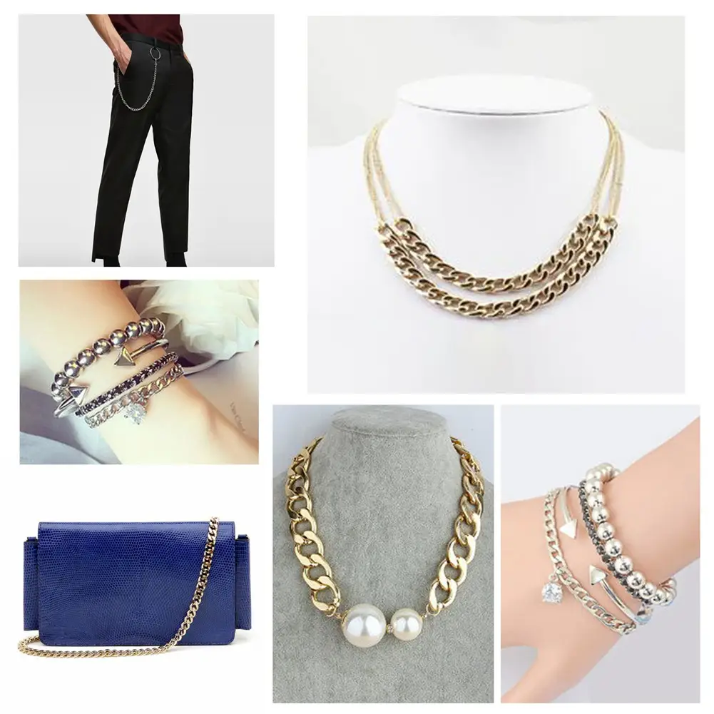 New Product Handmade Necklace Semi-finished Metal Chain