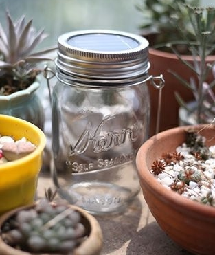 Mason jar separate glass bottl