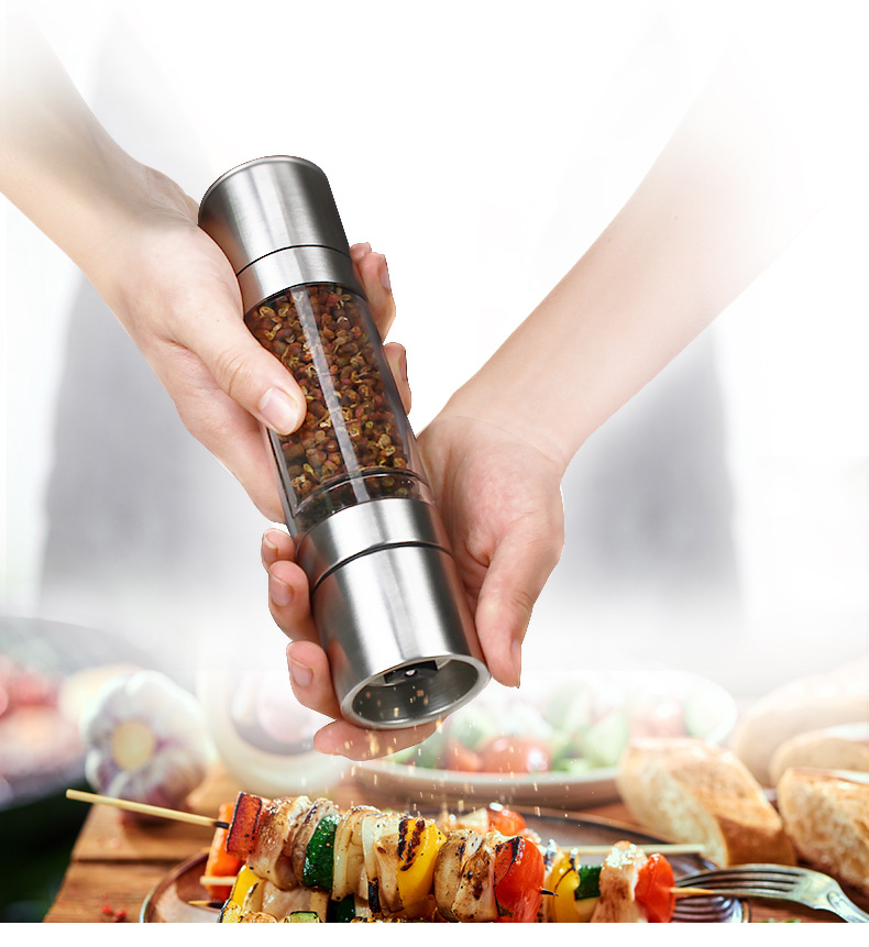 Title 5, Black pepper grain grinder manual household kit...