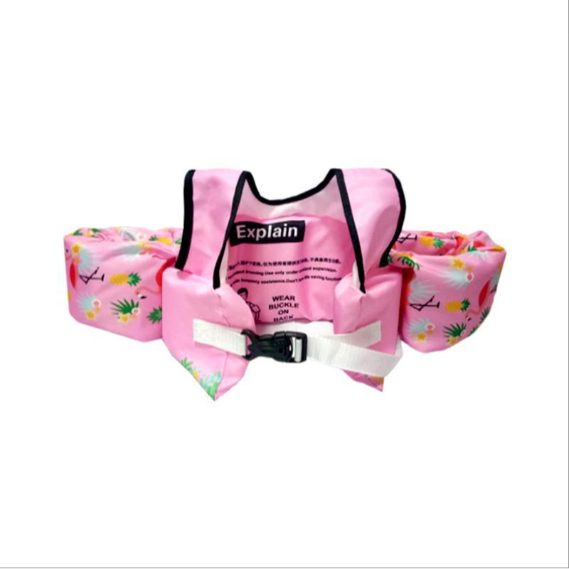 Flamingo Toddler Swim Vest, Kids Life Jacket Vest, Swim Aid Floats For Swimming Pool, Learn To Swim For 25lbs To 55lbs Toddlers
