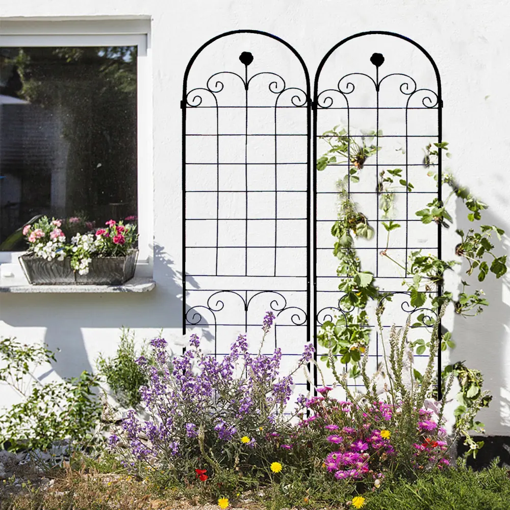 Metal Garden Trellis For Outdoor Climbing Plants