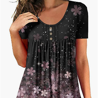 Women's Printed 3D Summer T-shirt