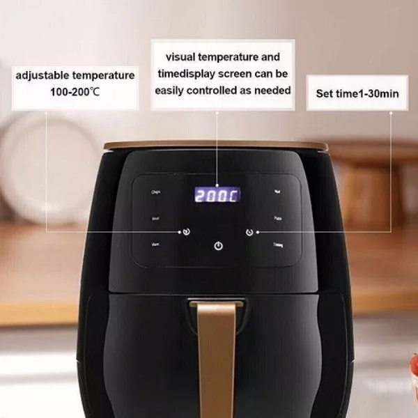 6L Air Fryer Large Capacity Digital Touch Screen Mulitifunction Oil Free Cooking — image 10