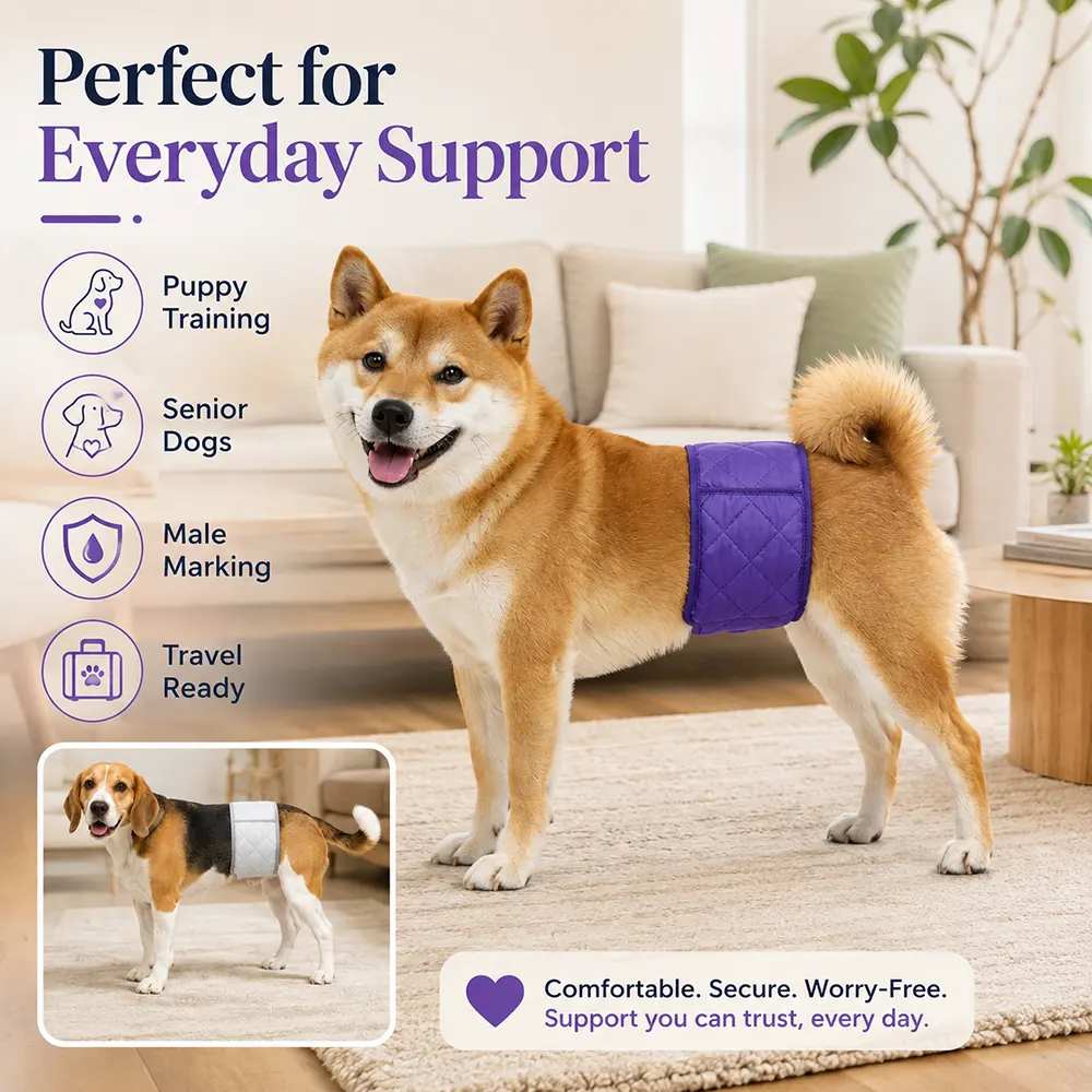 Male Dog Briefs Outdoors Walking Dog Anti Harassment Safety