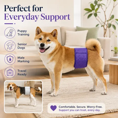 Male Dog Briefs Outdoors Walking Dog Anti Harassment Safety
