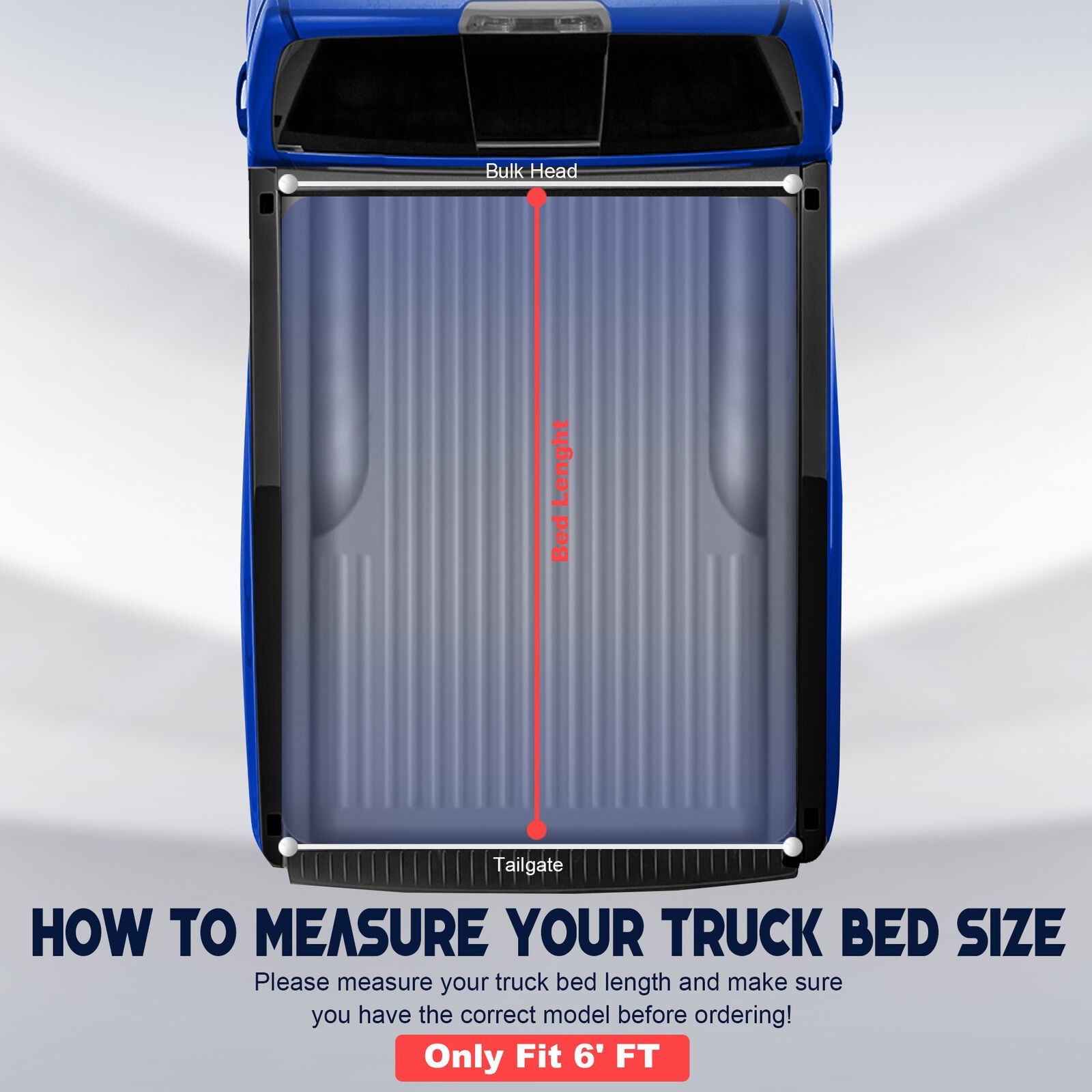 Rear three-quarter view of Mankee tonneau cover on Toyota Tacoma short bed, tailgate closed