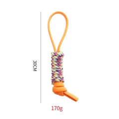 Dog TPR Chewing Pet Toy Resistant To Bite Molar Teeth Cleaning Pets Supplies - Orange - View 1