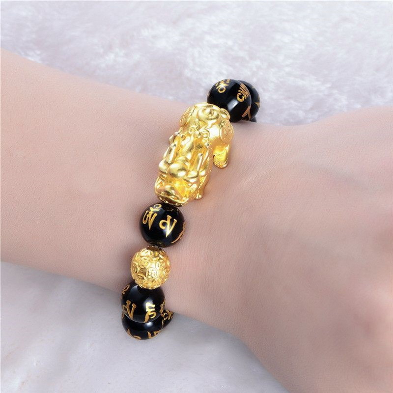 Color Changing Pixiu Six-character Mantra Bracelet Fashion