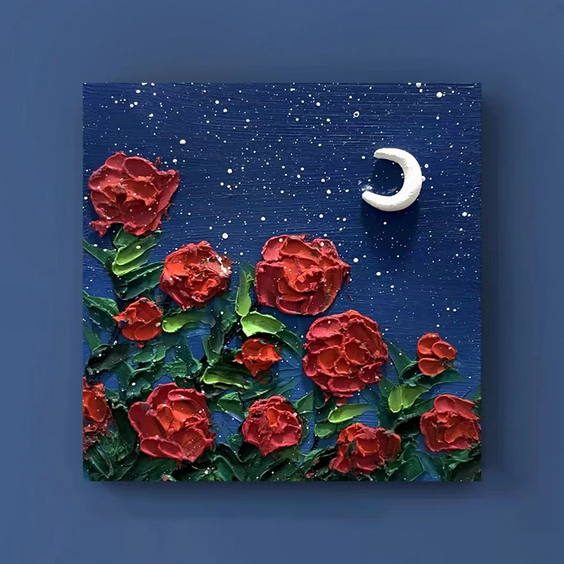 006Starry Red Rose