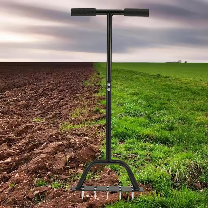 Portable Grass Lawn Garden Aerator Steel Spike Tools UK — image 7