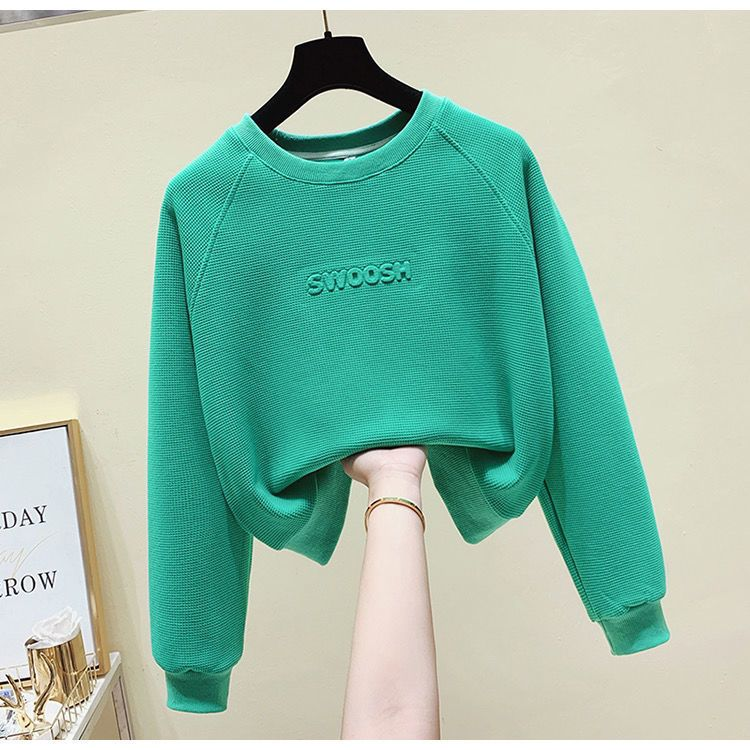 Title 6, Womens Letter Printed Sports Casual Sweater Se...