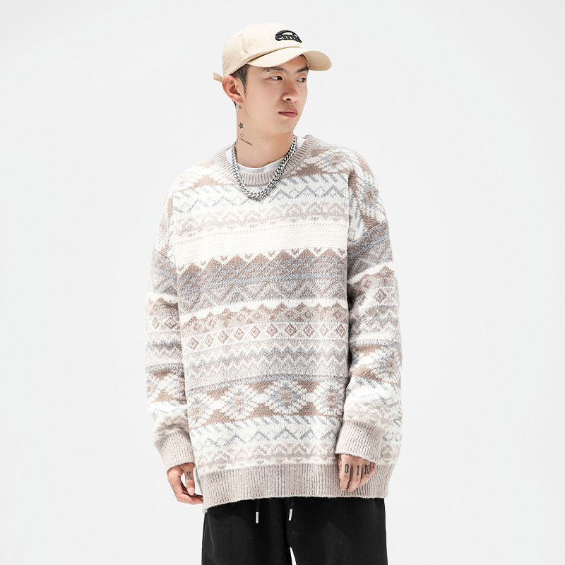 Men's Trendy Ethnic Style Couple's Sweater