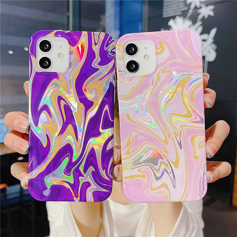 Laser Marble Glitter Phone Case All Inclusive - Image 5