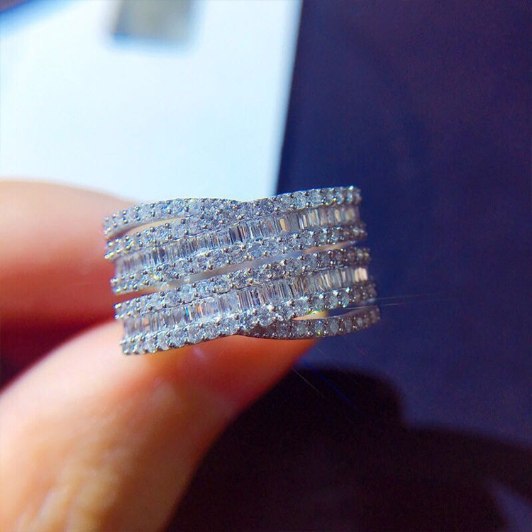 Luxury Wedding Band Eternity Ring For Women