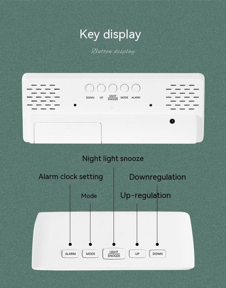Big Screen And Font Electronic Bedside Clock — foto 12
