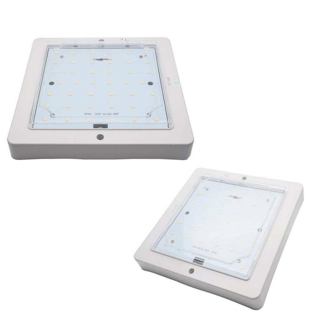 12V-9W LED Interior Roof Light For Caravan Motorhome Camper Van Boat 6000K White — image 4