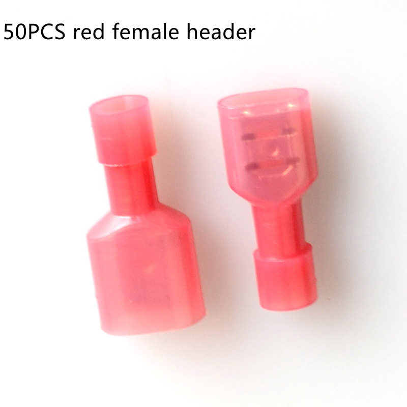 50PCS red female header