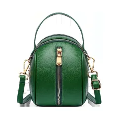 Fashion Casual Simple Shoulder Messenger Bag - Green - View 1